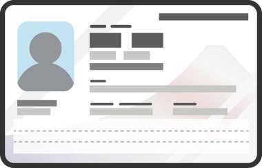 Yeni Bireysel Numarası Kartı (Numaralı Kartım) ön tarafta. 2026 yılında piyasaya sürülmesi planlanan yeni tasarıma dayanıyor. İllüstrasyon etrafında vektör biçimi saydamdır.