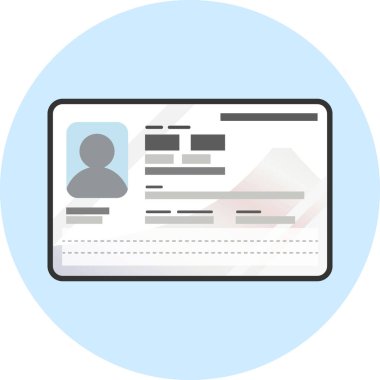 Yeni Bireysel Numarası Kartı (Numaralı Kartım) ön tarafta. 2026 yılında piyasaya sürülmesi planlanan yeni tasarıma dayanıyor. İllüstrasyon etrafında vektör biçimi saydamdır.