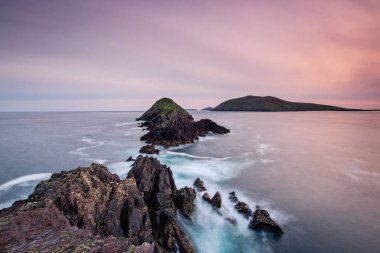 Slea Head Günbatımı, Dingle Yarımadası, Kerry, İrlanda