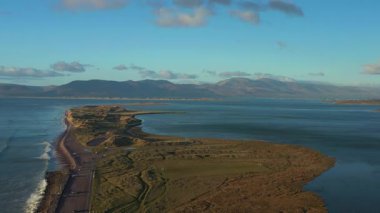 İrlanda Cumhuriyeti, Kerry Rossbeigh Caddesinde Şaşılacak Gün Batımı