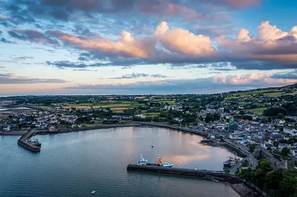 Carlingford County Louth, İrlanda Cumhuriyeti Güzel Uçuş Manzarası