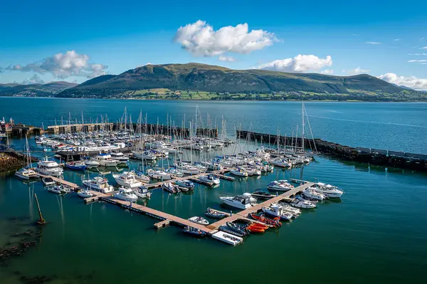 Carlingford County Louth, İrlanda Cumhuriyeti Güzel Uçuş Manzarası