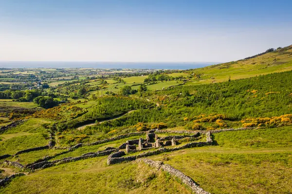 Carlingford County Louth, İrlanda Cumhuriyeti Güzel Uçuş Manzarası