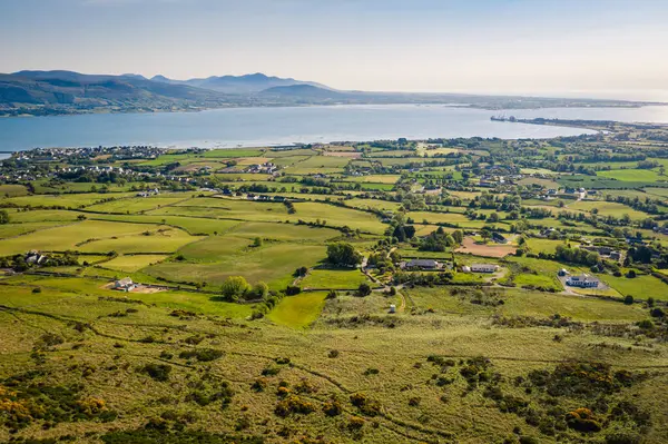 Carlingford County Louth, İrlanda Cumhuriyeti Güzel Uçuş Manzarası