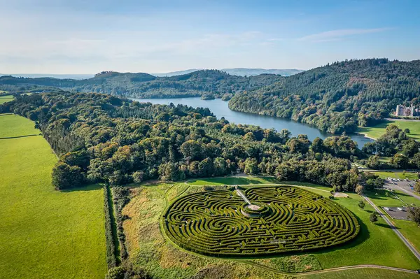 Lovely Castlewellan Orman Parkı, Mourne Dağları, Şehir Şafağı, Kuzey İrlanda