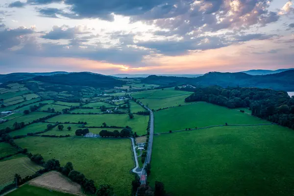 Lovely Castlewellan Orman Parkı, Mourne Dağları, Şehir Şafağı, Kuzey İrlanda