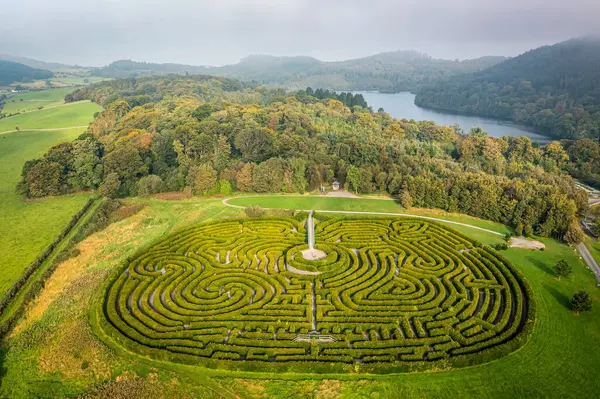 Lovely Castlewellan Orman Parkı, Mourne Dağları, Şehir Şafağı, Kuzey İrlanda