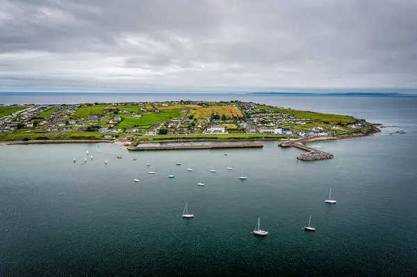 Mullaghmore Sahil Hattı üzerinde güzel bir uçuş, Sligo İlçesi, İrlanda Cumhuriyeti