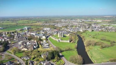 Trim Town, Meath İlçesi, İrlanda Cumhuriyeti Güzel Uçuş
