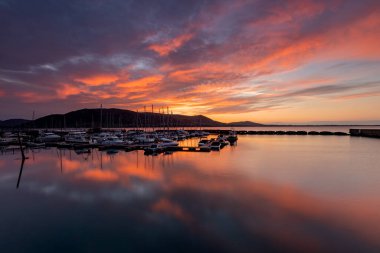 Carlingford County Louth, İrlanda Cumhuriyeti Güzel Uçuş Manzarası