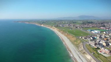 Kilkeel Coastline 'ın Hava Görüntüsü, County Down, Kuzey İrlanda