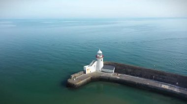 Balbriggan Limanı üzerinde Hava Videosu, Dublin, İrlanda