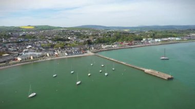 Wicklow Town, County Wicklow, İrlanda 'dan Hava Videosu