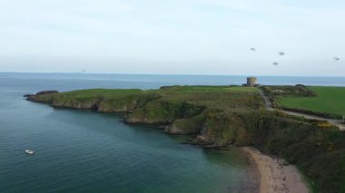 Baginbun üzerinden Akşam Uçuşu, Wexford, İrlanda Cumhuriyeti