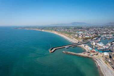 Kilkeel üzerinde Sabah Uçuşu, County Down, Kuzey İrlanda, Birleşik Krallık