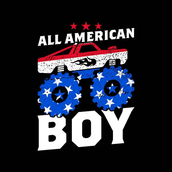 Hepsi Amerikan erkeği gömleği tasarladı. 4 Temmuz tişörtü ve Amerikan bayrağı.