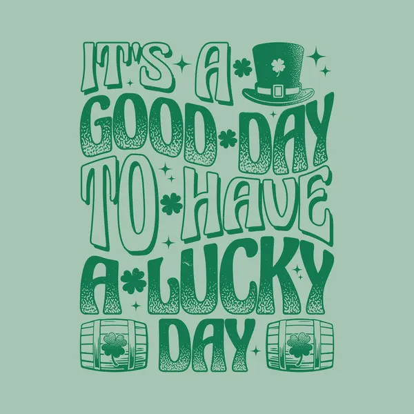 Aziz Patrick Tatil Tişörtü Tasarımı İçin İyi Günler