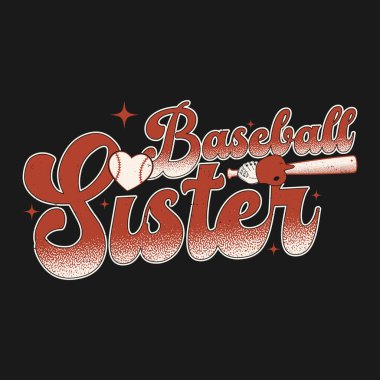 Beyzbol Kardeş Oyun Günü Tişört Tasarımı