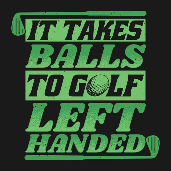 Komik Solak Golfçü tişörtü Golf Solağı Tişörtü Tasarımı