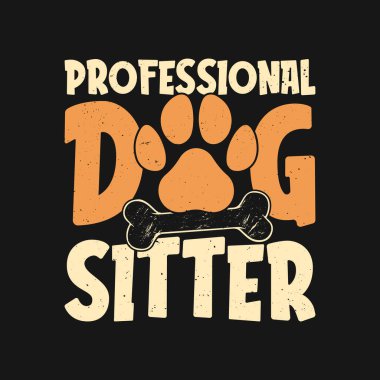 Profesyonel Köpek Bakıcısı Hayvan Sevgisi Tişörtü Tasarımı