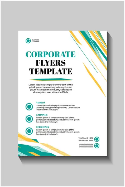 Modern Business Flyer Şablonu İş Tanıtımı Şablonu