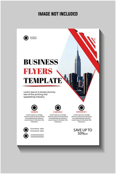 Şirket Tanıtımları için Business Flyers Şablonu,
