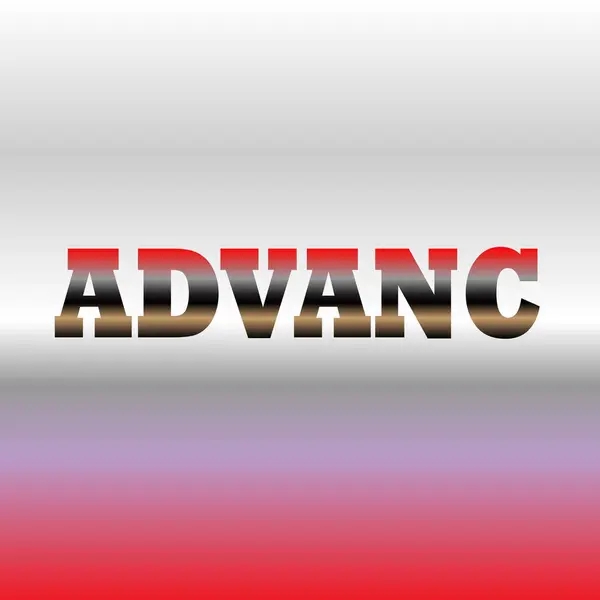 ADVAN Bir Stil ve Göz Yakalayan Metalik Grafik Metin Efekti