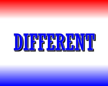 Mavi gölgeli farklı metin efekti