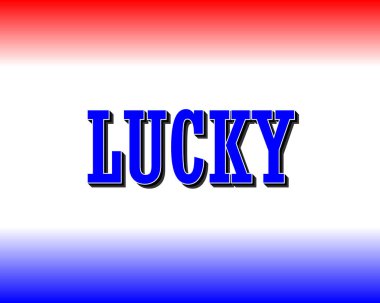 Şanslı A Kalın ve Canlı Tipografi Tasarımı