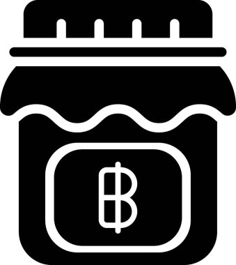 A transparent jar filled with various currency notes and coins, symbolizing savings, investment, and financial security. The isolated background makes it ideal for financial concepts, banking, economy, wealth management, and business-related designs. clipart