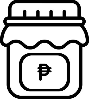 A transparent jar filled with various currency notes and coins, symbolizing savings, investment, and financial security. The isolated background makes it ideal for financial concepts, banking, economy, wealth management, and business-related designs. clipart