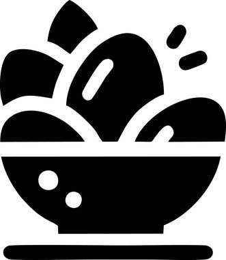 Bu siyah ve beyaz simgelerde çeşitli İslami bayram simgeleri ve temalar yer alıyor