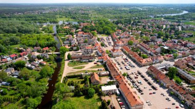 Şehrin havadan görünüşü