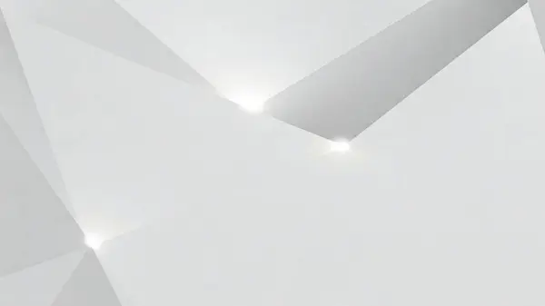 Yumuşak beyaz ve gri tonlarda modern soyut çokgen arkaplan, s