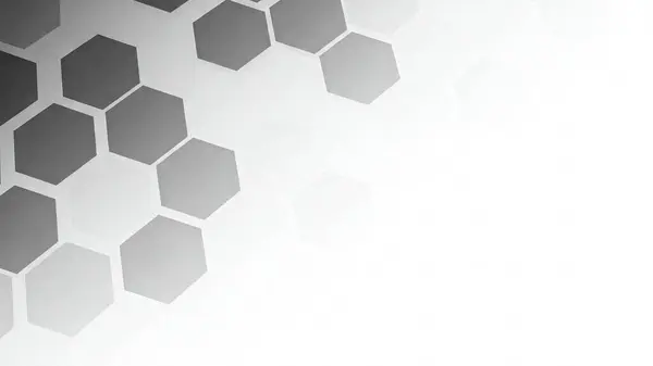 Gri tonda parlak bir altıgen desen, bir bal peteği düzeni oluşturuyor.