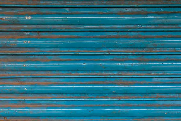 Otantik CGI Yaprak Dokusu: Yıpranmış Mavi Galvanize Demir Arkaplan (4K)