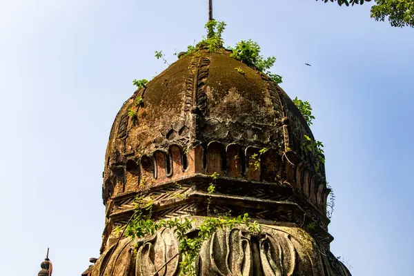 Tarihi tapınak yıkıntıları yıpranmış güzellikleri sergiliyor, bitkiler taşları geri alıyor. Kubbe, mirası ve mimari ayrıntıları gösteren zaman vasiyetinde yer almaktadır..
