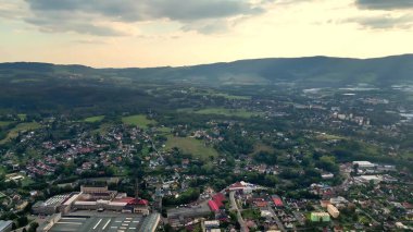 Barselona şehrinin manzarası