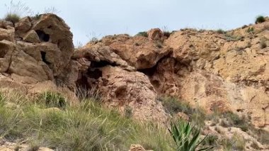 Nefes kesici bir manzara engebeli arazi bulutlu bir gökyüzünün altındaki canlı yemyeşil bitki örtüsüyle güzelce süslenmiş.