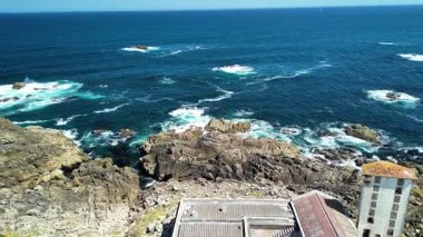 Okyanus ve denizin havadan görünüşü