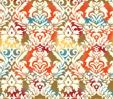 Abstract Pattern, Seamless Pattern, Traditional Block pattern, Wallpaper, illustration designs, Allover Geometrical Digital Print Textile Water color Multicolored Designs Pattern Surat Textile Abstract Designs Floral  clipart