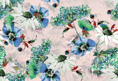 Soyut Desen, Kusursuz Desen, Geleneksel Blok Şablonu, Duvar Kağıdı, Resim Tasarımları, Allover Geometrik Dijital Tekstil Suyu Rengi Çok Renkli Tasarımlar Surat Tekstil Soyut Tasarımı Çiçek Tasarımı  