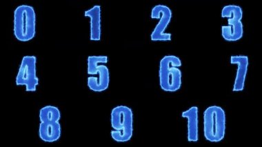 Hareketli ve dondurucu bir etkisi olan sayıların göz alıcı animasyonu dinamik ve dondurucu bir görsel deneyim yaratıyor. Dijital projelerinize havalı, kışın dokunuşlar eklemek için mükemmel..