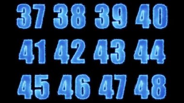 Hareketli ve dondurucu bir etkisi olan sayıların göz alıcı animasyonu dinamik ve dondurucu bir görsel deneyim yaratıyor. Dijital projelerinize havalı, kışın dokunuşlar eklemek için mükemmel..