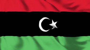 Libya Bayrağı 4K Hareketin Zarif Sembolü