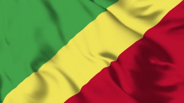 Kongo Bayrağı 4K Canlı Ulusal Amblem Hareketi