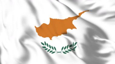 Kıbrıs Bayrağı 4K Canlandırması Huzurlu Ada Sembolü Harekette