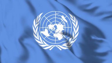 Birleşmiş Milletler Bayrağı 4K Küresel Canlandırma Hareketi