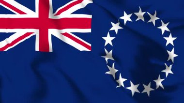 Cook Adaları 4K Animasyon Oceanic Birlik Hareketi