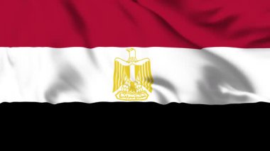 Mısır Bayrağı 4K Canlandırma Altın Kartal Harekette